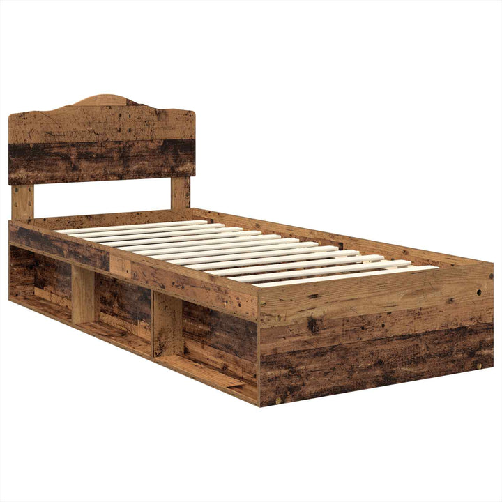 Sengestel Gammelt træ 100 x 200 cm Massiv fyrretræ