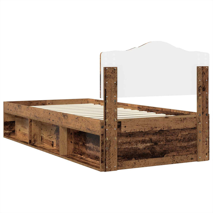Sengestel Gammelt træ 100 x 200 cm Massiv fyrretræ
