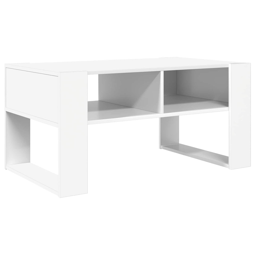 Sofabord Hvid 92 x 53 x 45 cm Konstrueret træ