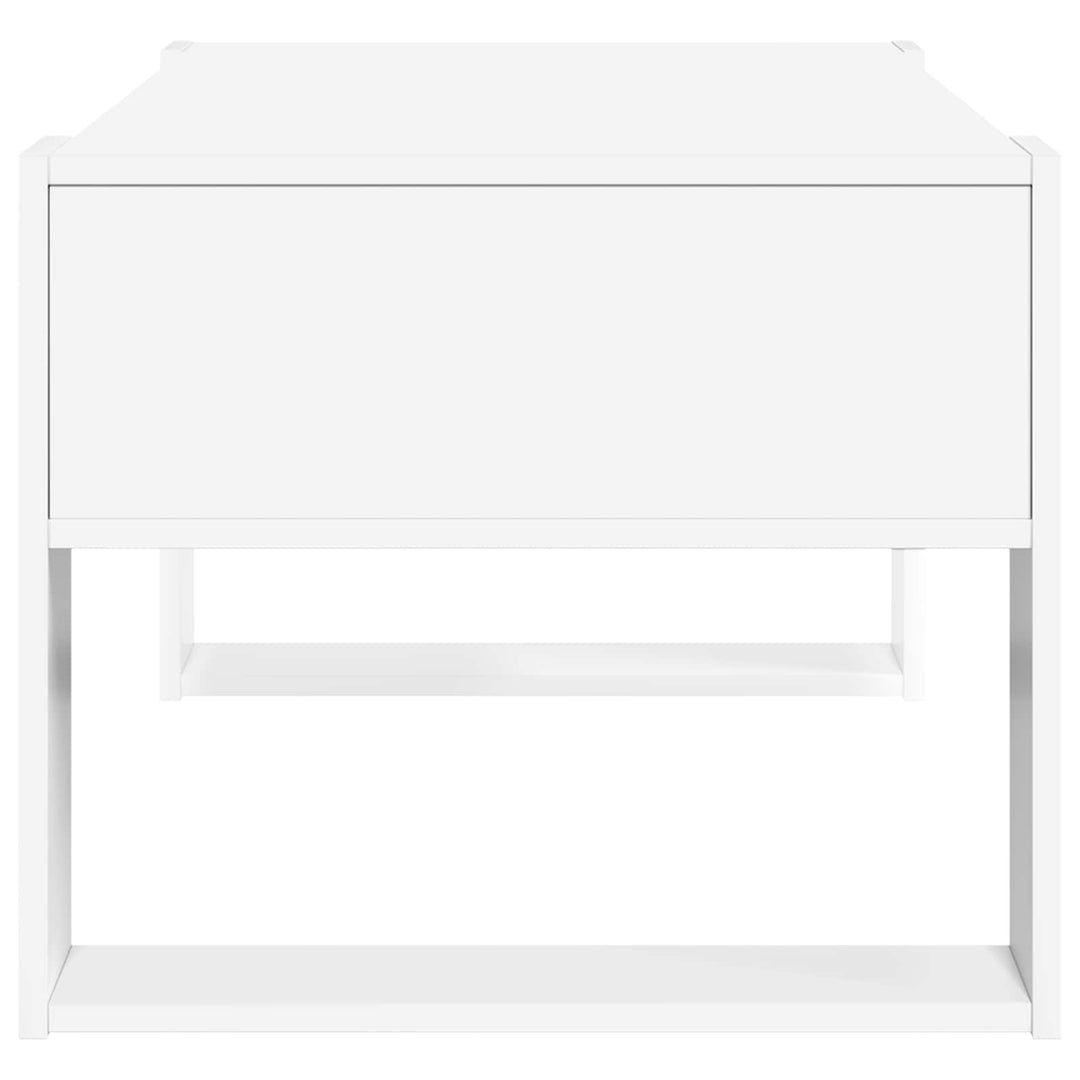 Sofabord Hvid 92 x 53 x 45 cm Konstrueret træ
