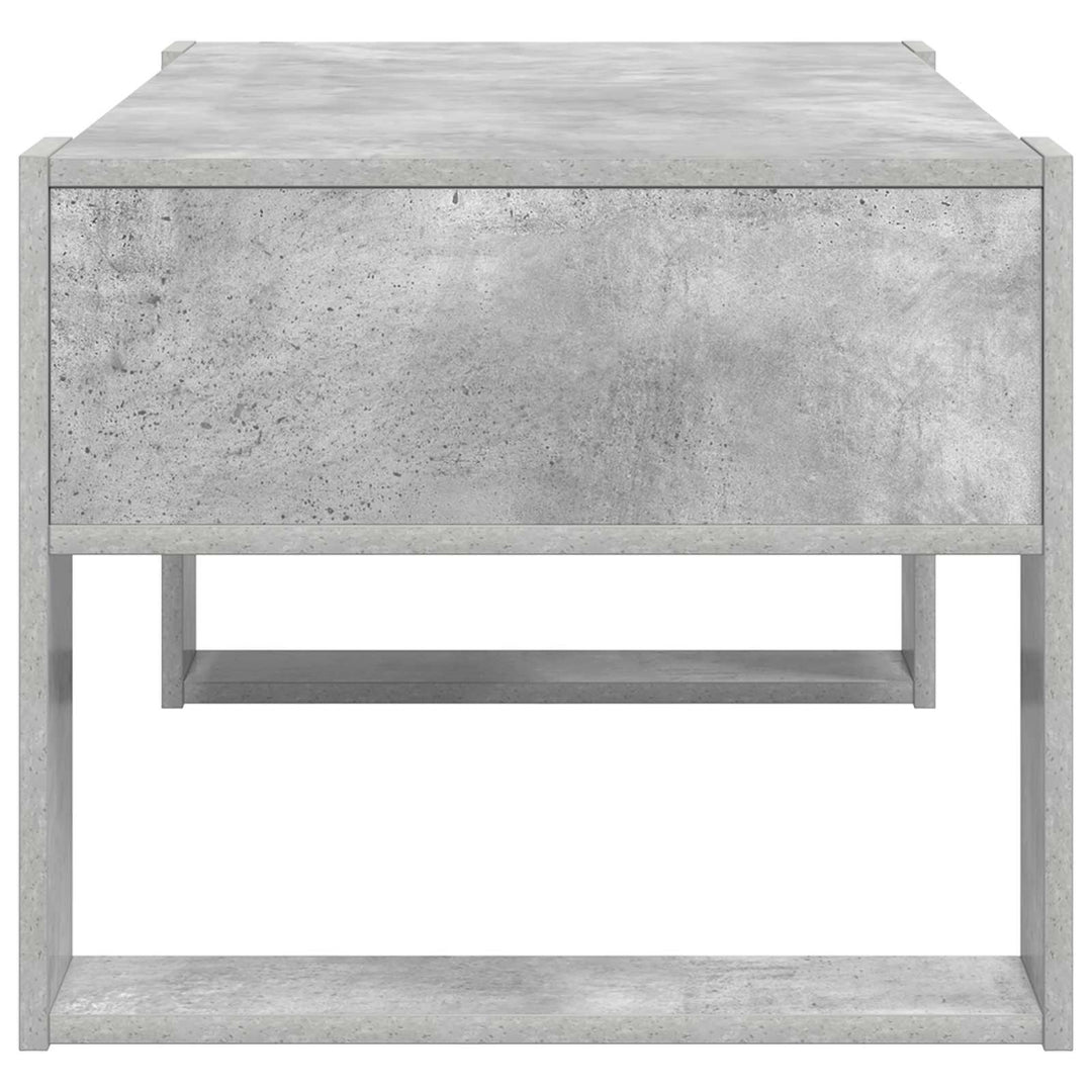 Sofabord Beton Grå 92 x 53 x 45 cm Konstrueret træ