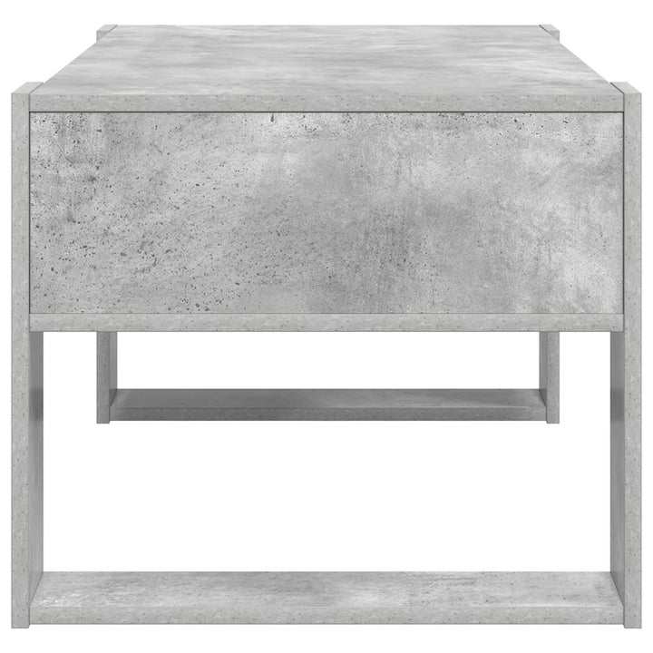 Sofabord Beton Grå 92 x 53 x 45 cm Konstrueret træ