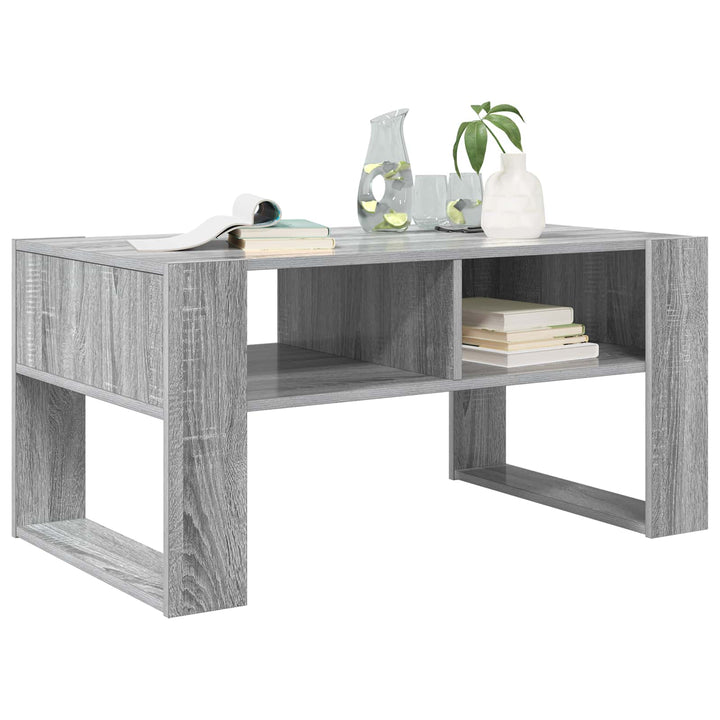 Sofabord Grå Sonoma 92 x 53 x 45 cm Konstrueret træ