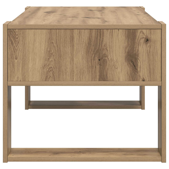 Sofabord Artisan Egetræ 92 x 53 x 45 cm Konstrueret træ