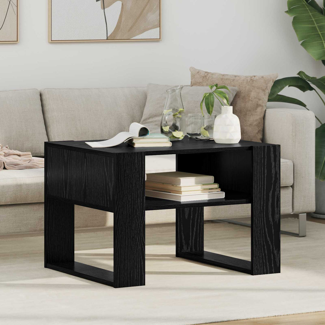 Sofabord Sort eg 66 x 53 x 45 cm Konstrueret træ