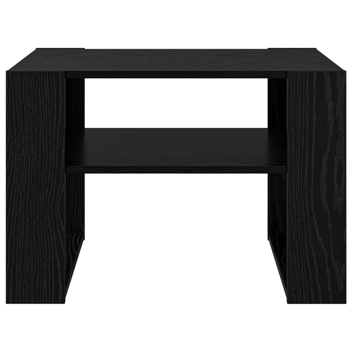 Sofabord Sort eg 66 x 53 x 45 cm Konstrueret træ