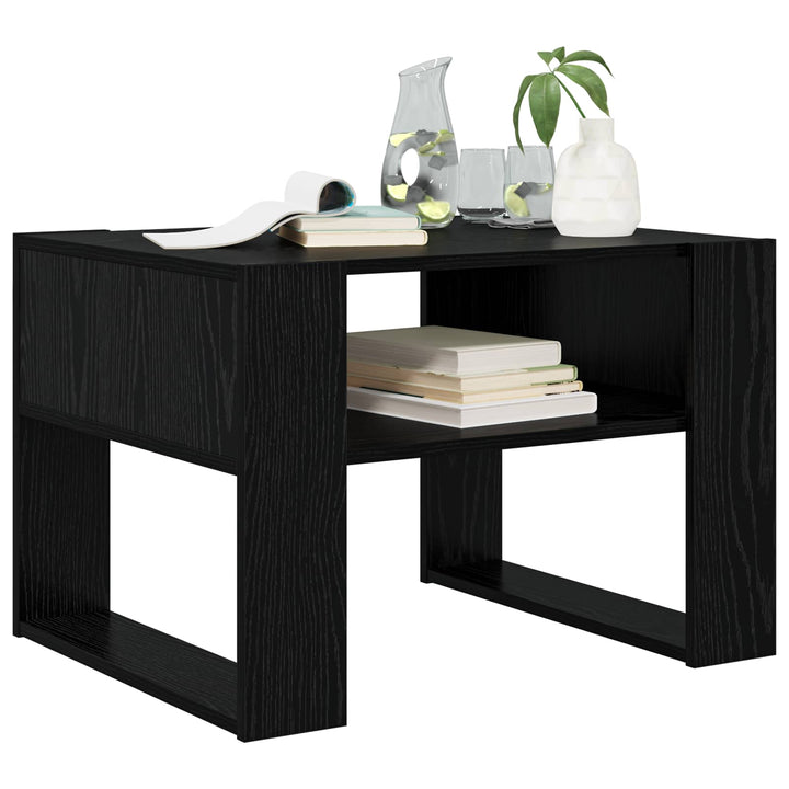 Sofabord Sort eg 66 x 53 x 45 cm Konstrueret træ