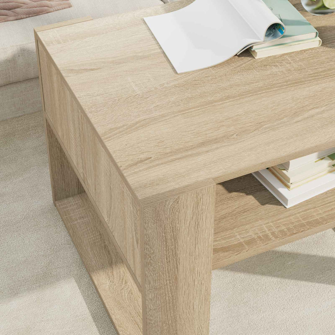 Sofabord Sonoma eg 66 x 53 x 45 cm Konstrueret træ