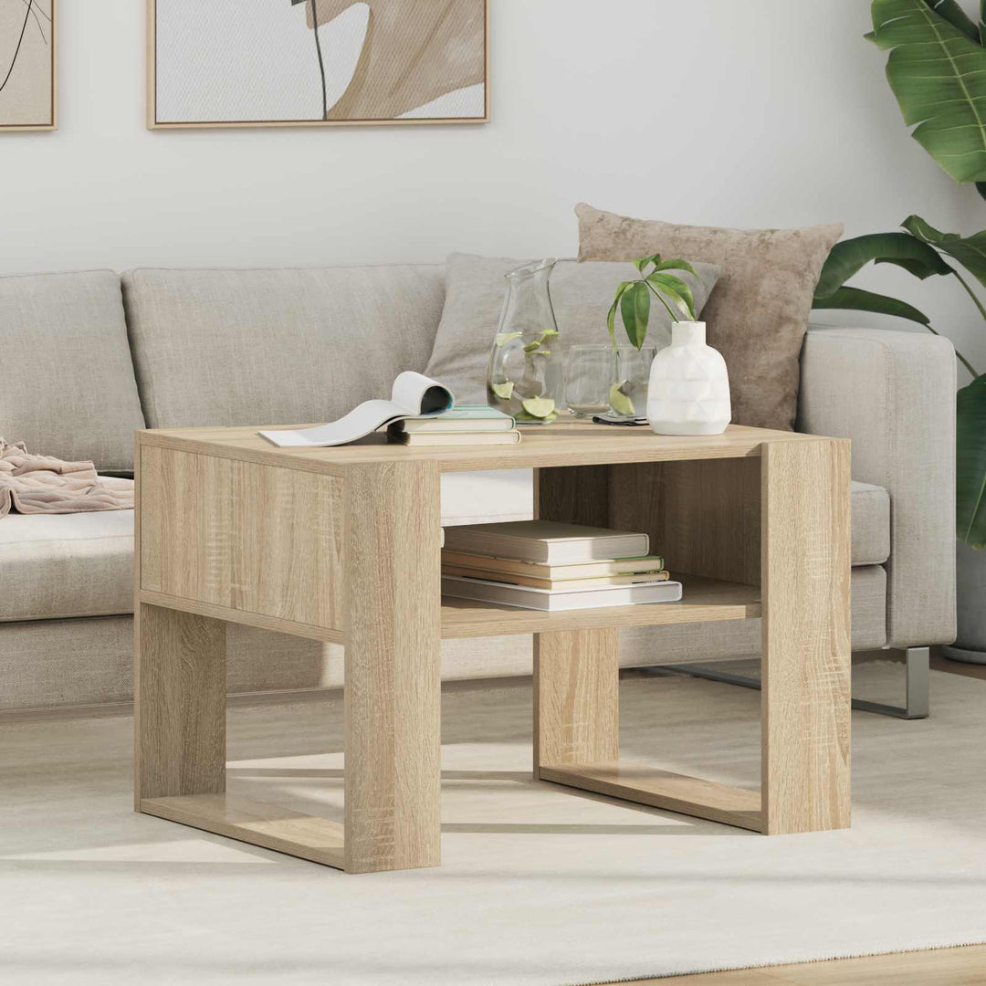 Sofabord Sonoma eg 66 x 53 x 45 cm Konstrueret træ