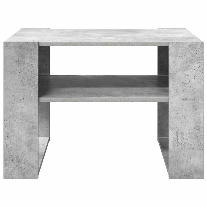 Sofabord Beton Grå 66 x 53 x 45 cm Konstrueret træ