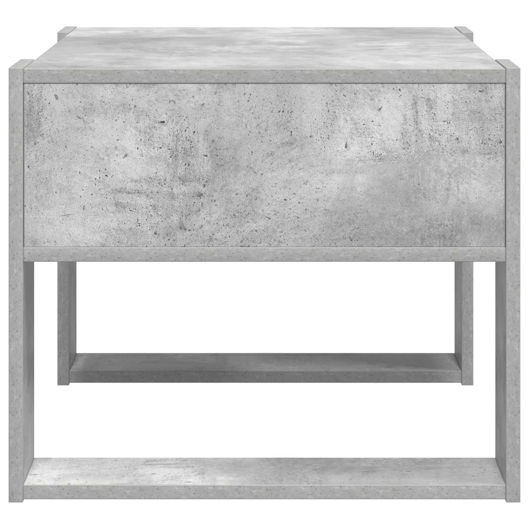 Sofabord Beton Grå 66 x 53 x 45 cm Konstrueret træ
