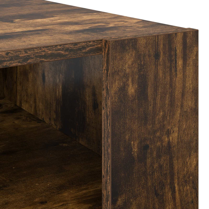Sofabord Røget eg 66 x 53 x 45 cm Konstrueret træ