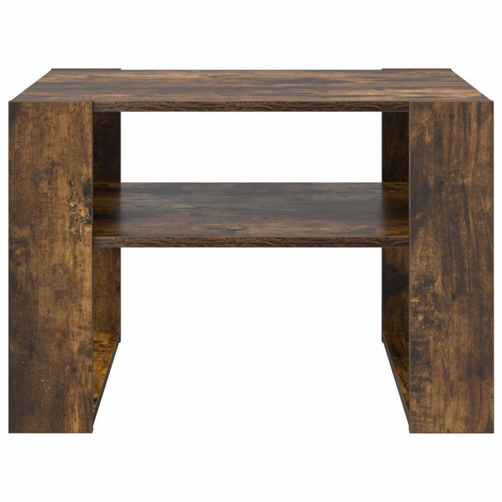 Sofabord Røget eg 66 x 53 x 45 cm Konstrueret træ