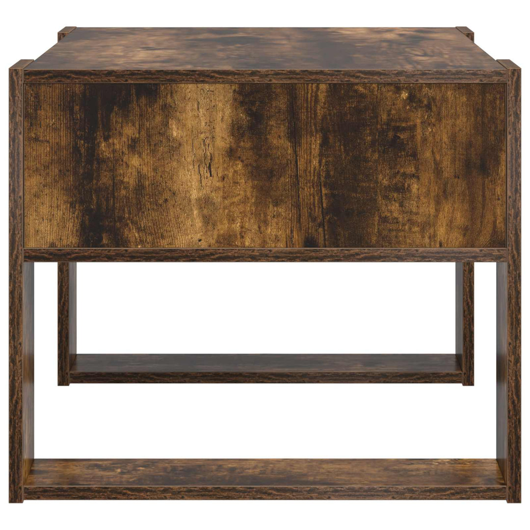 Sofabord Røget eg 66 x 53 x 45 cm Konstrueret træ