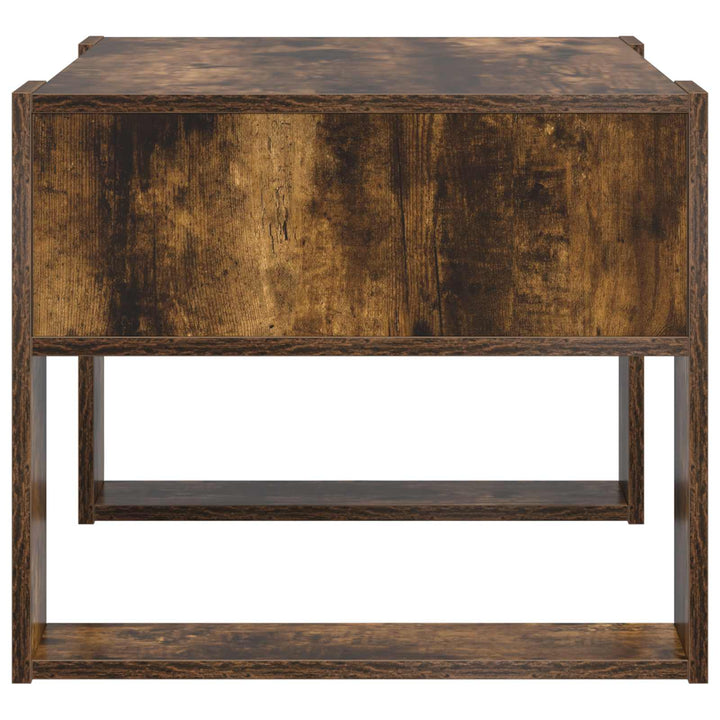 Sofabord Røget eg 66 x 53 x 45 cm Konstrueret træ