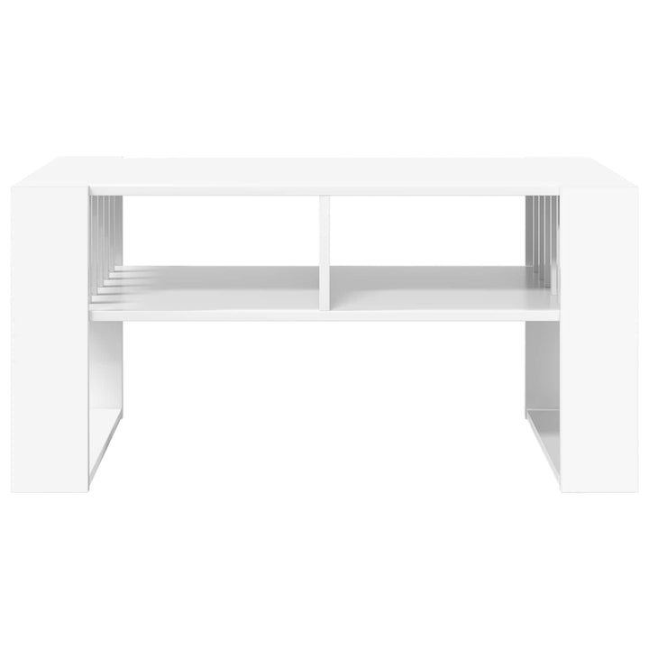 Sofabord Hvid 92 x 49,5 x 45 cm Konstrueret træ
