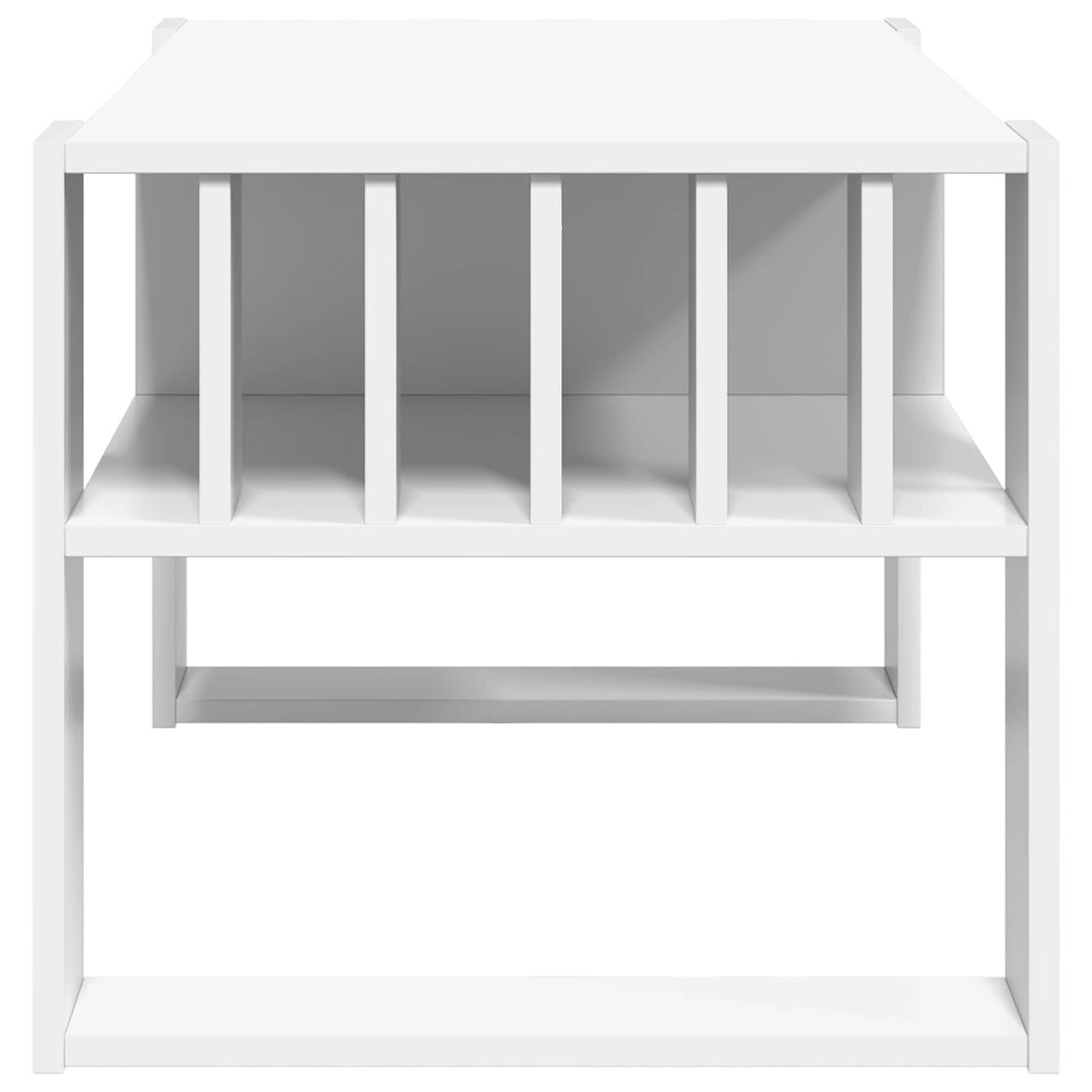 Sofabord Hvid 92 x 49,5 x 45 cm Konstrueret træ
