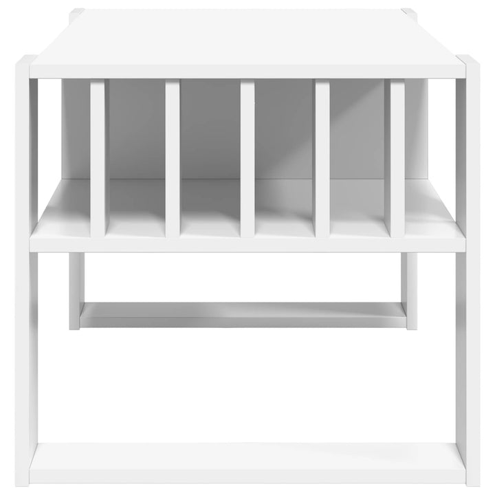 Sofabord Hvid 92 x 49,5 x 45 cm Konstrueret træ