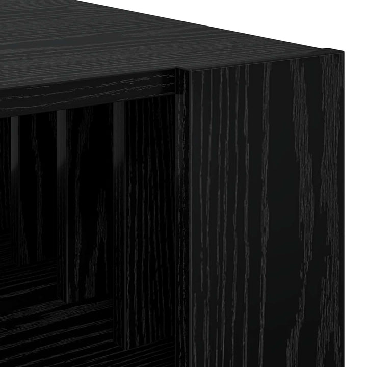 Sofabord Sort eg 92 x 49,5 x 45 cm Konstrueret træ