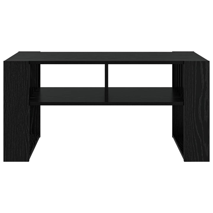 Sofabord Sort eg 92 x 49,5 x 45 cm Konstrueret træ