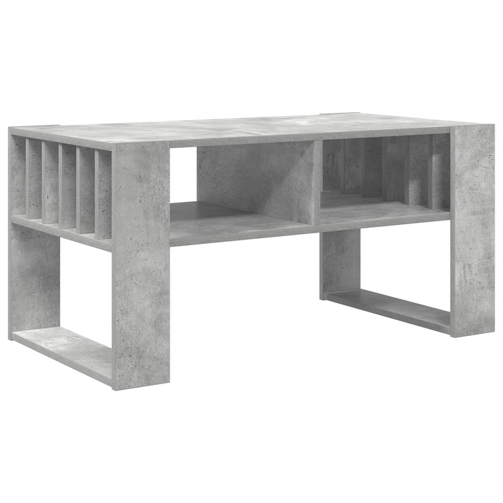 Sofabord Beton Grå 92 x 49,5 x 45 cm Konstrueret træ