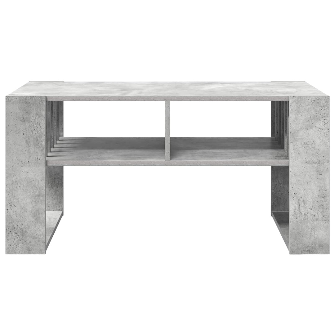 Sofabord Beton Grå 92 x 49,5 x 45 cm Konstrueret træ