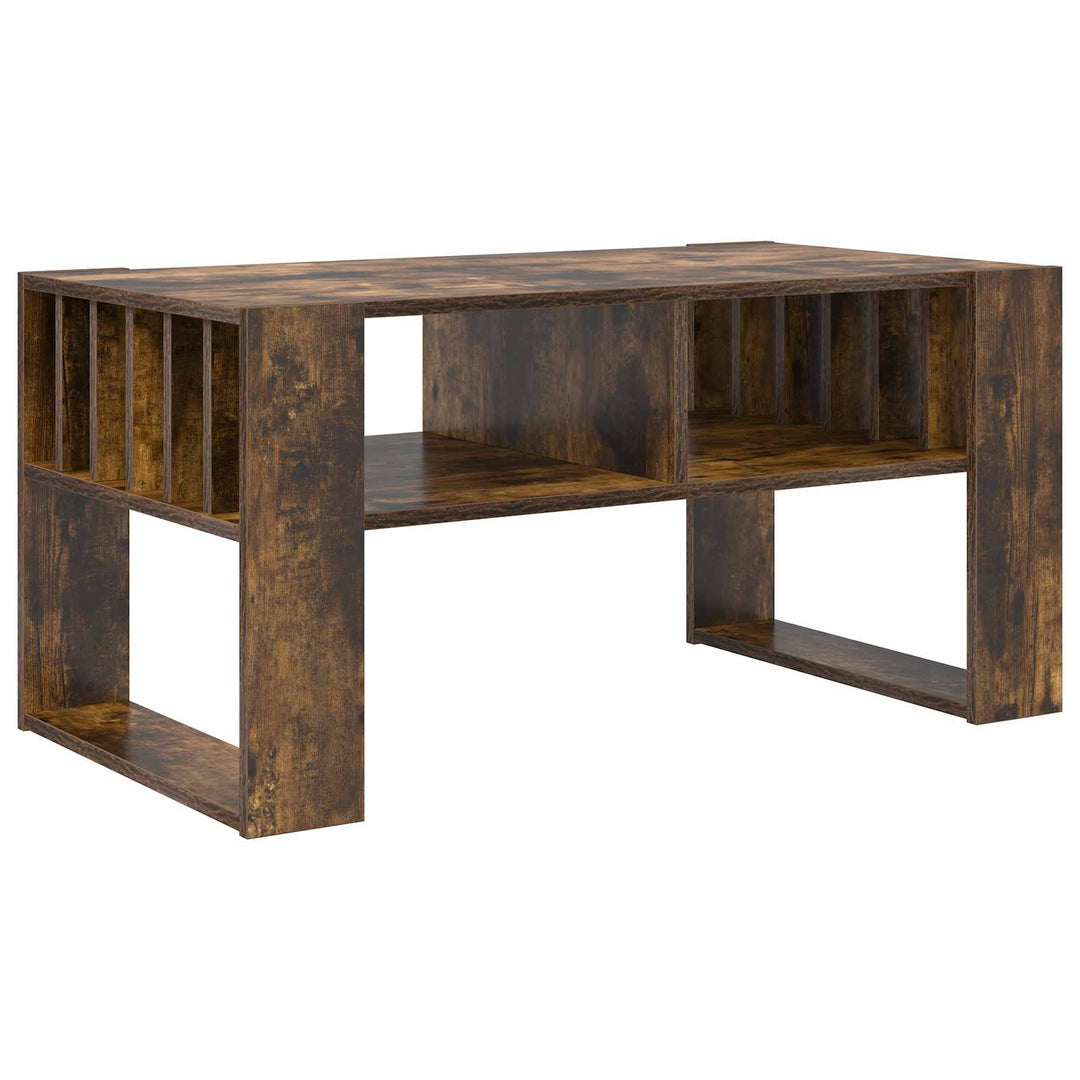 Sofabord Røget eg 92 x 49,5 x 45 cm Konstrueret træ