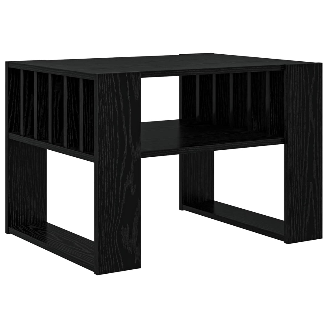 Sofabord Sort eg 66 x 49,5 x 45 cm Konstrueret træ
