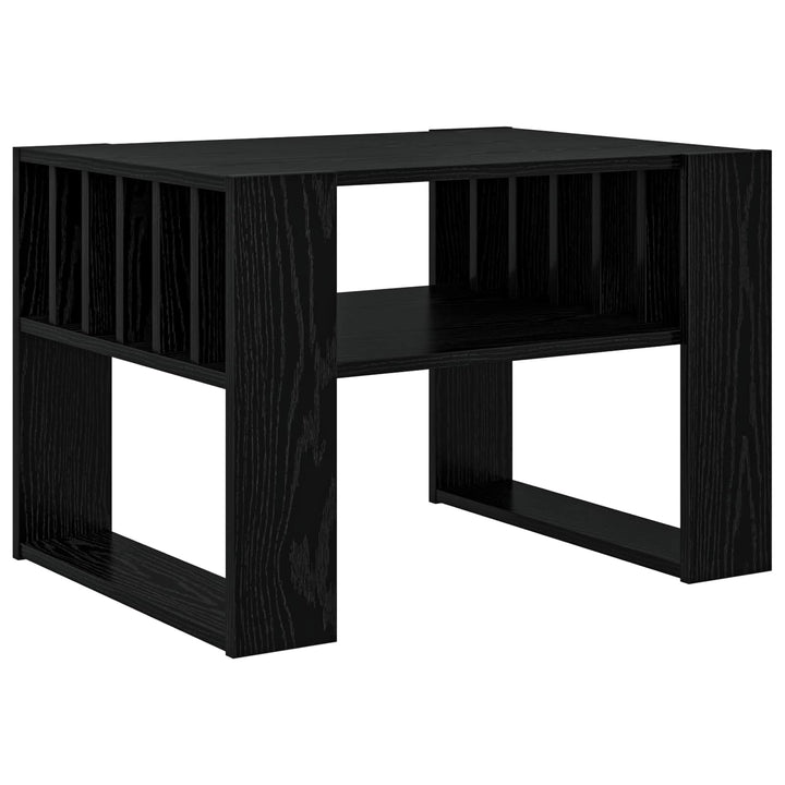Sofabord Sort eg 66 x 49,5 x 45 cm Konstrueret træ