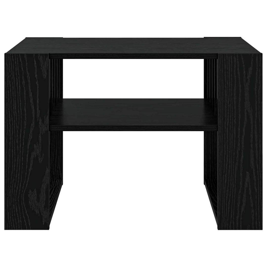 Sofabord Sort eg 66 x 49,5 x 45 cm Konstrueret træ