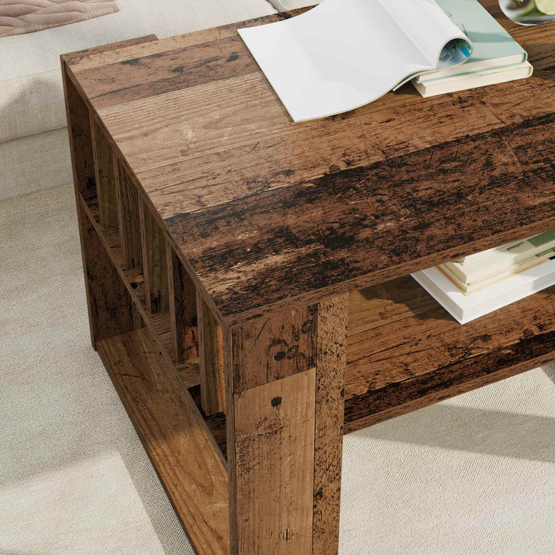 Sofabord Gammelt træ 66 x 49,5 x 45 cm Konstrueret træ