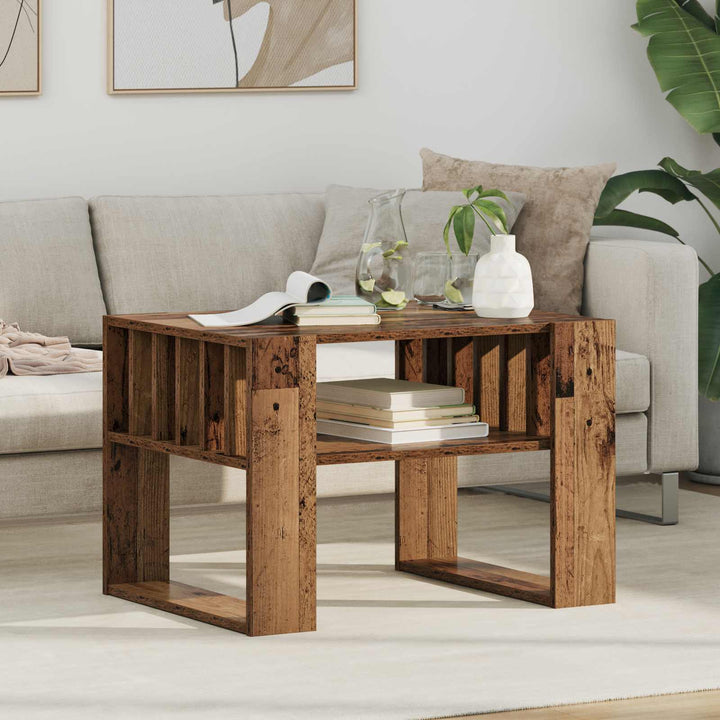 Sofabord Gammelt træ 66 x 49,5 x 45 cm Konstrueret træ