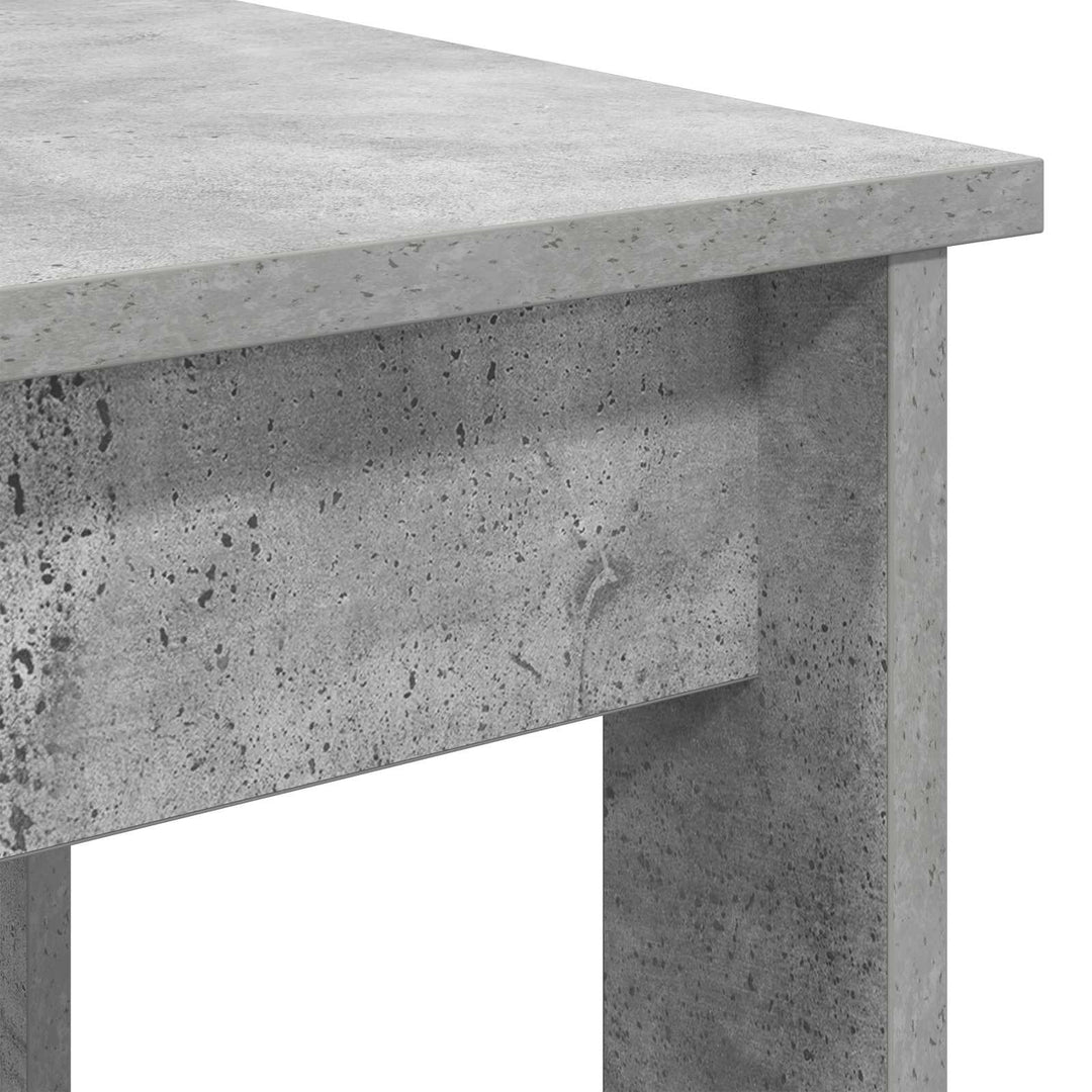 Kaffebord Sæt 2 pcs Beton Grå Konstrueret træ