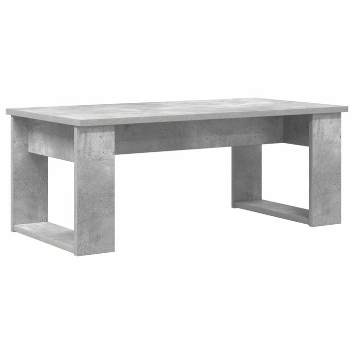 Kaffebord Sæt 2 pcs Beton Grå Konstrueret træ