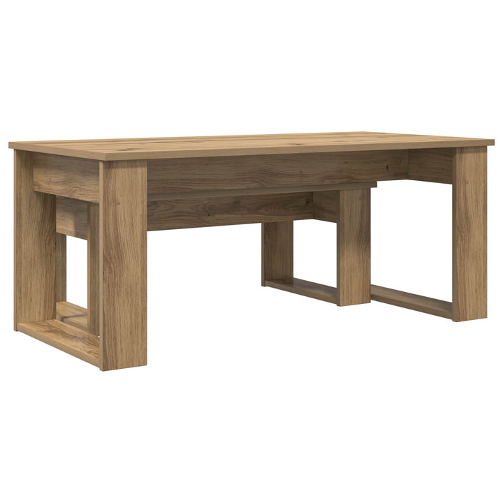 Kaffebord Sæt 2 pcs Artisan Egetræ 100 x 50 x 42 cm