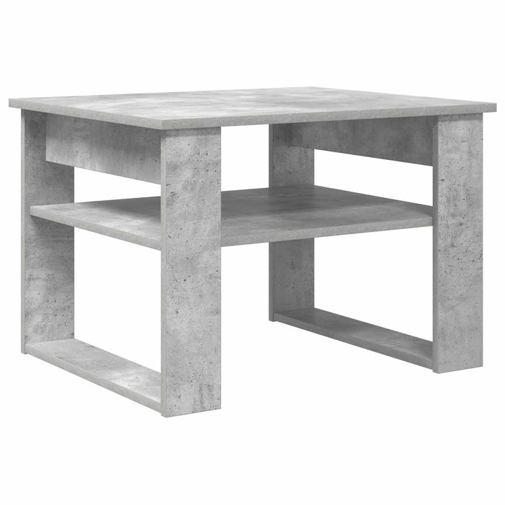 Sofabord Beton Grå 64 x 54 x 44 cm Konstrueret træ