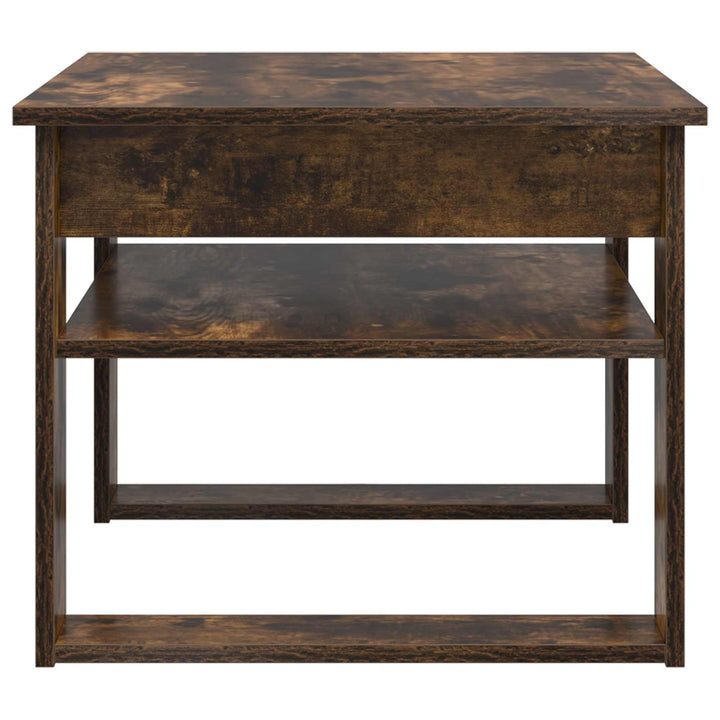 Sofabord Røget eg 64 x 54 x 44 cm Konstrueret træ