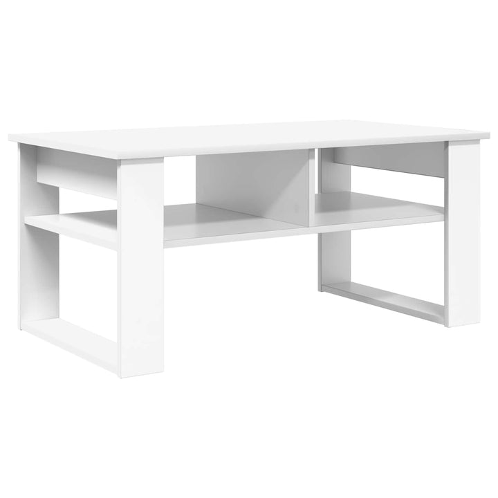 Sofabord Hvid 96 x 54 x 44 cm Konstrueret træ