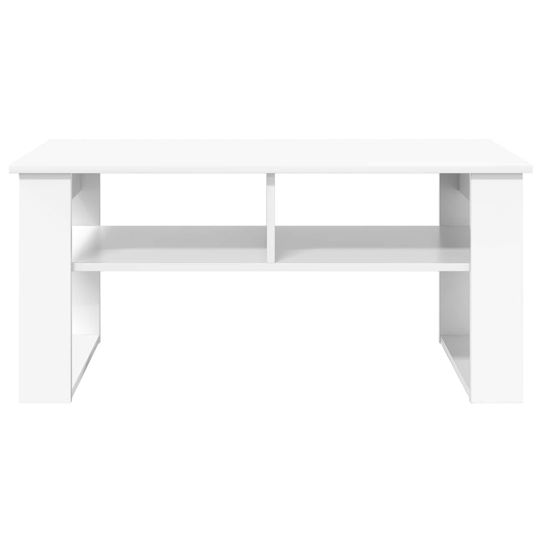 Sofabord Hvid 96 x 54 x 44 cm Konstrueret træ