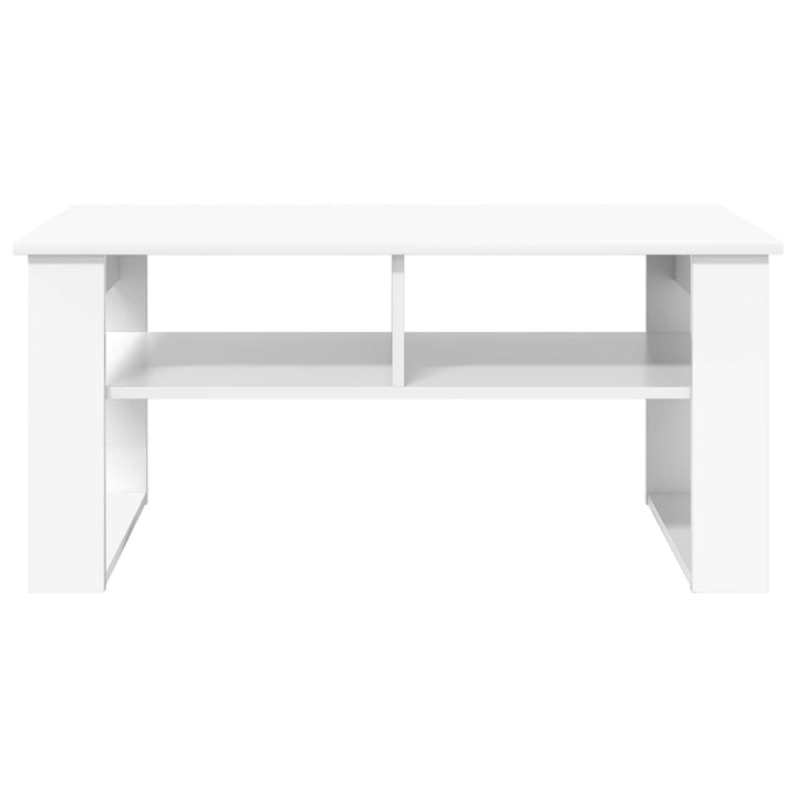 Sofabord Hvid 96 x 54 x 44 cm Konstrueret træ