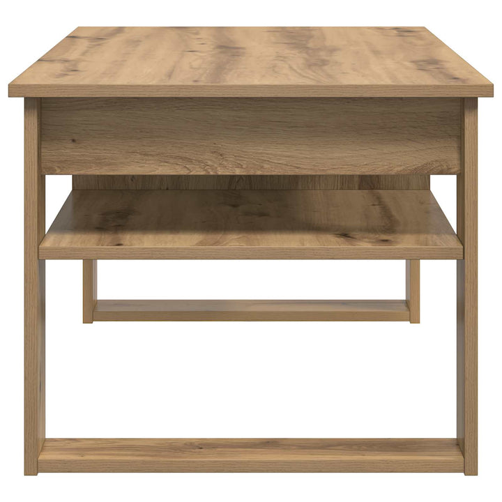 Sofabord Artisan Egetræ 96 x 54 x 44 cm Konstrueret træ