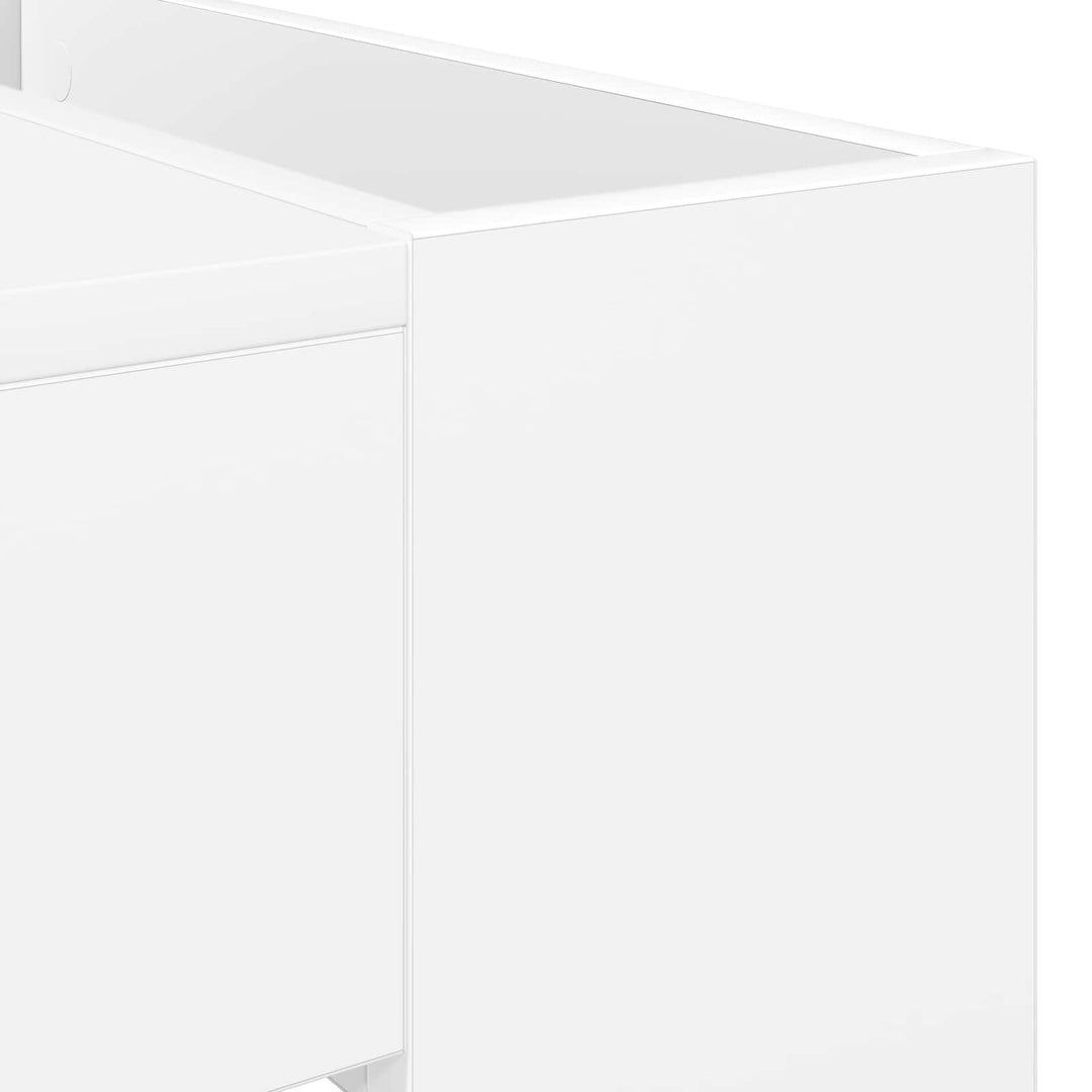 Sofabord Hvid 110 x 50 x 41 cm Konstrueret træ