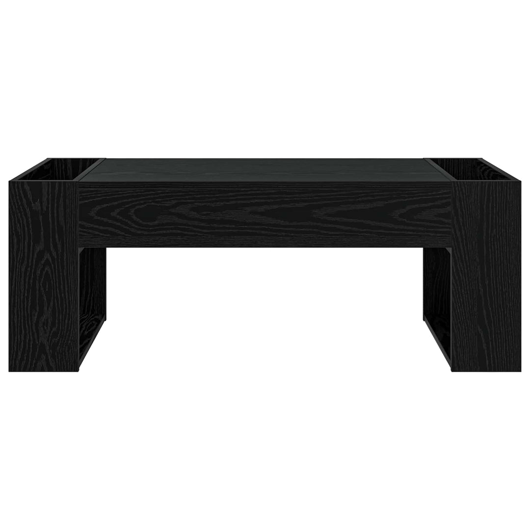 Sofabord Sort eg 110 x 50 x 41 cm Konstrueret træ