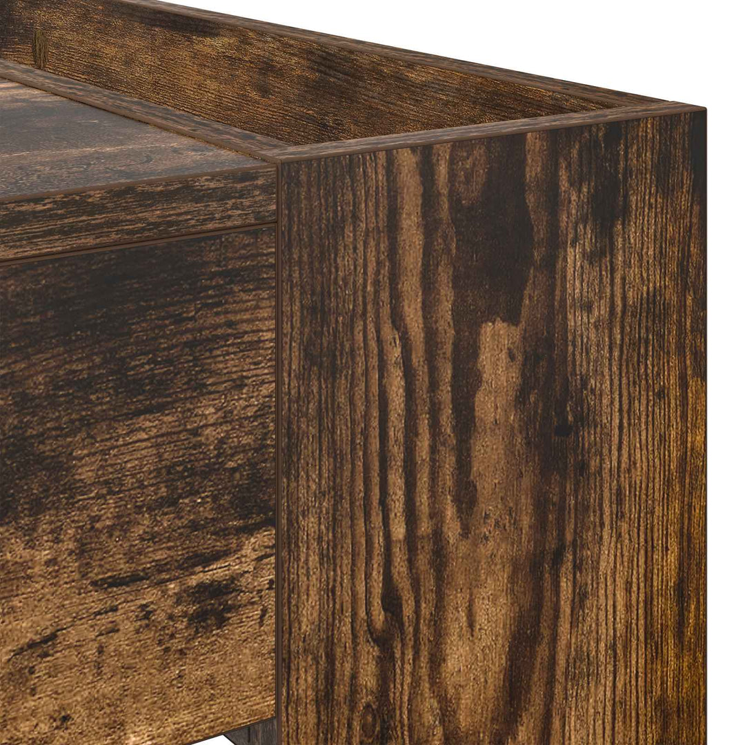 Sofabord Røget eg 110 x 50 x 41 cm Konstrueret træ