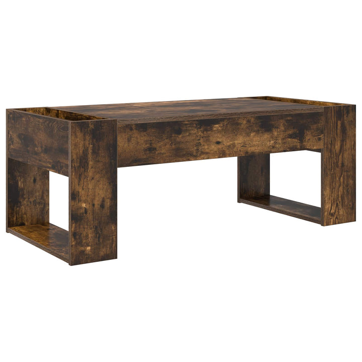 Sofabord Røget eg 110 x 50 x 41 cm Konstrueret træ