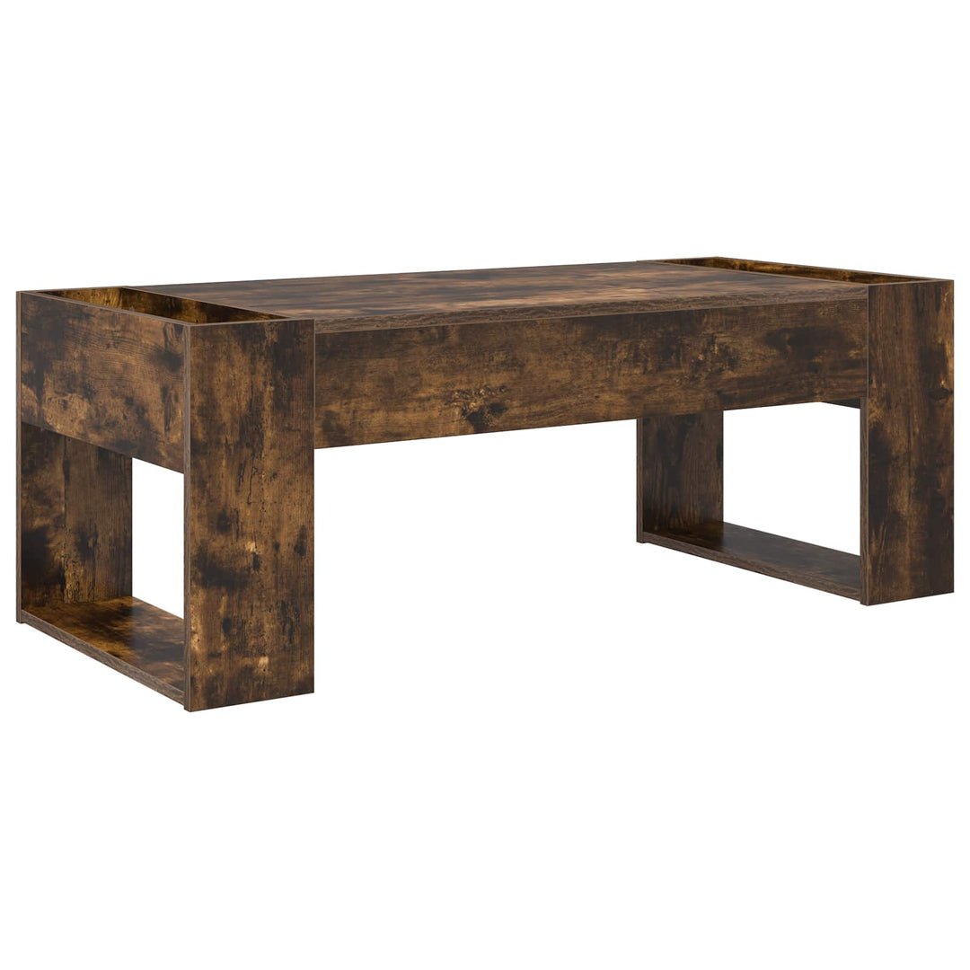 Sofabord Røget eg 110 x 50 x 41 cm Konstrueret træ