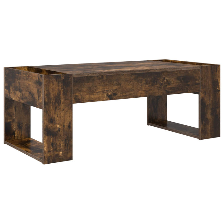 Sofabord Røget eg 110 x 50 x 41 cm Konstrueret træ