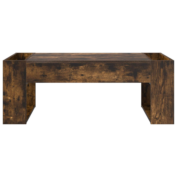Sofabord Røget eg 110 x 50 x 41 cm Konstrueret træ