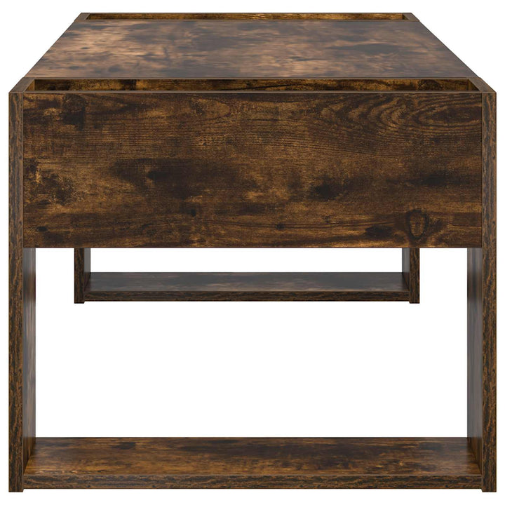 Sofabord Røget eg 110 x 50 x 41 cm Konstrueret træ