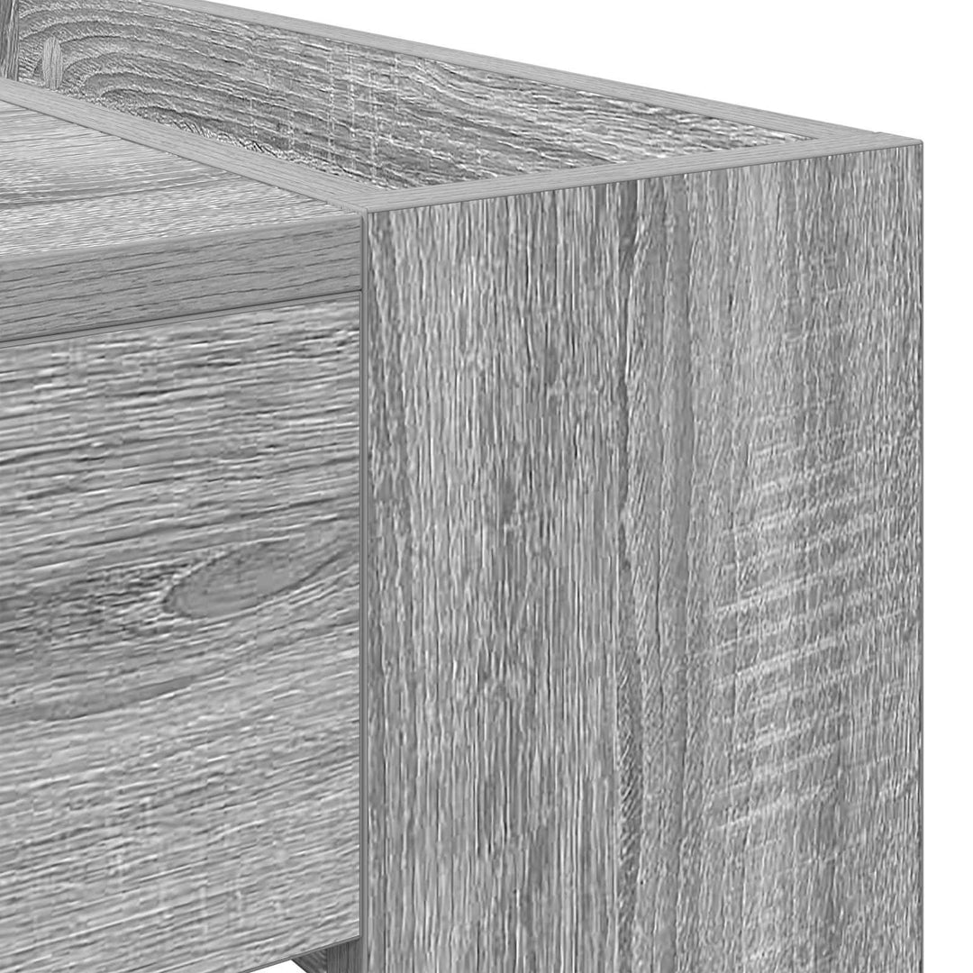 Sofabord Grå Sonoma 110 x 50 x 41 cm Konstrueret træ